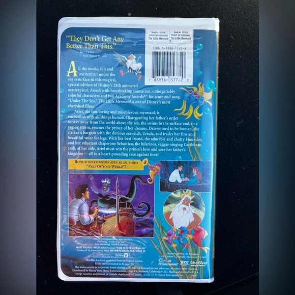 Disneys Masterpiece Fully Restored Special Edition “The Little Mermaid” - Picture 2 of 4
